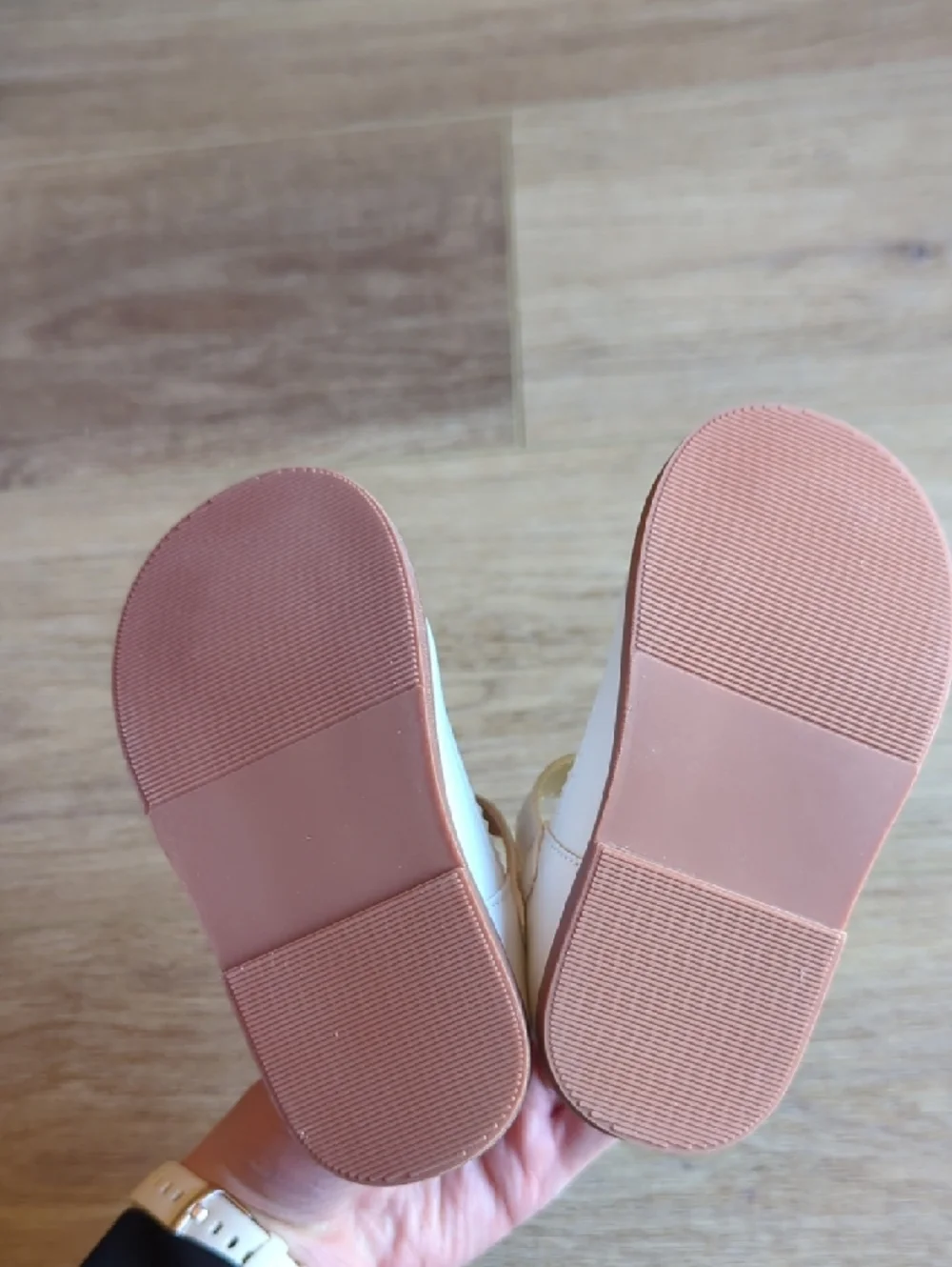 Fern+Flora White T-Strap Kids Dress Shoes